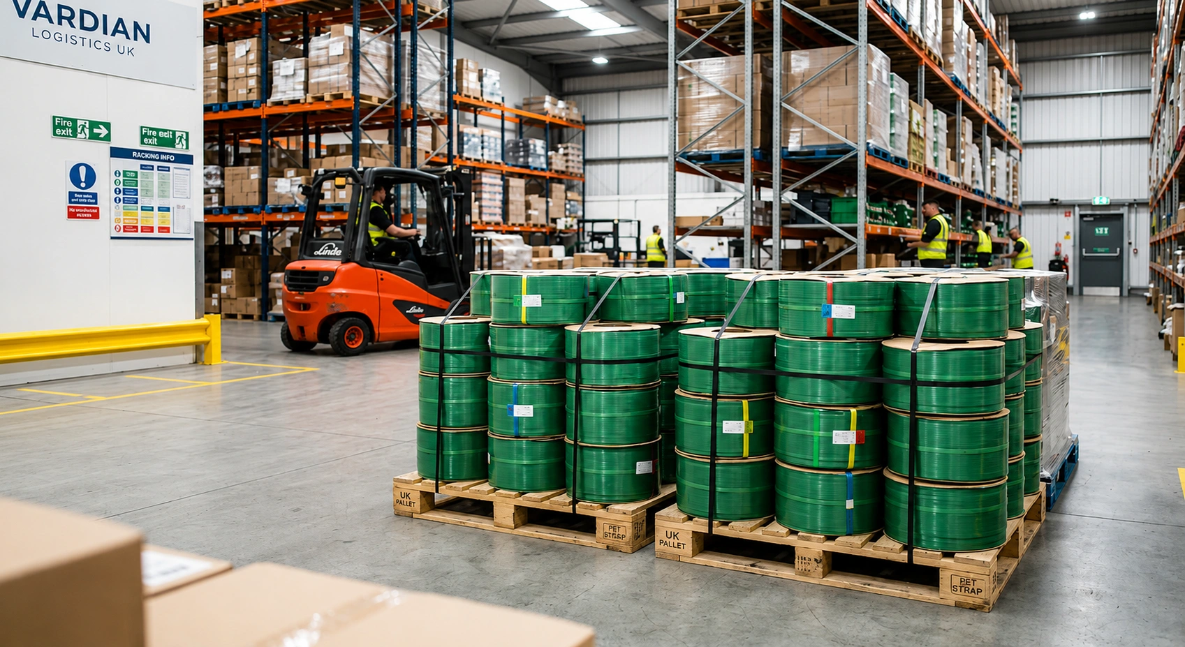 PET Strapping Band Exporter United Kingdom — Greenstrix Industrial Packaging